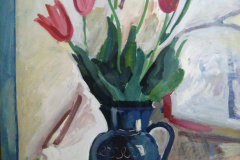 Tulpen-mit-Krug-Tempera-95x70-1967
